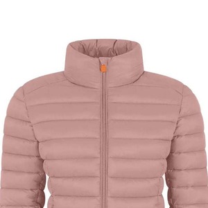 Chaqueta acolchada para mujer con cuello alto, cierre de cremallera, material ligero de poliéster, impermeable, disponible en todas las tallas. - Product Image 5