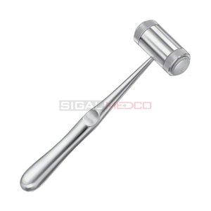 Professional Manual Mead Mallet German Stainless Steel Fiber Facing High Grade Orthopedic Surgical Bone <b>Hammer</b> Spinal Dental - Product Image 2