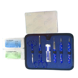 Kits de Suture pour Étudiants en Médecine avec Coussin d'Entraînement à la Suture, Kit de Dissection, Utilisation Durable, Entraînement à la Suture, Anatomie, Biologie - Product Image 1