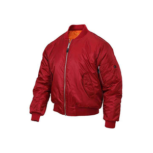 Bomber <b>Jacket</b> Classic Style Reversible Orange Lining Winter Padded Aviator Puffer Coat - Product Image 4