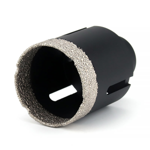 Scie cloche diamantée de haute qualité, robuste, brasée sous vide, en acier à haute teneur en carbone, 60-120 mm, filetage M14, pour granit, comptoir, évier et vasque - Product Image 5