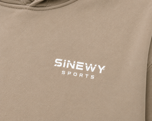 เสื้อฮู้ดโอเวอร์ไซส์ผู้ชาย SINEWY สีพื้น ผ้าฟลีซ สไตล์ลำลองสำหรับฤดูใบไม้ร่วง ดีไซน์กระเป๋า ระบายอากาศได้ดี ทรงพอดีตัว - Product Image 6