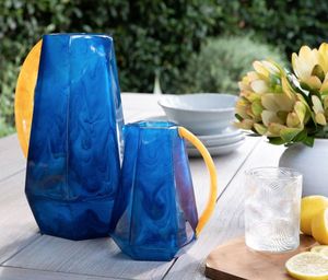 High on Demand Contemporary Handmade Resin Jug for Juice Water Serving and Decorative Home Accent Collection - Product Image 2