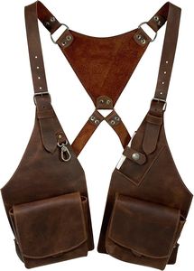 Sac à bandoulière tactique FAZMAX Oxford unisexe, sac à dos à bandoulière, doublure en cuir véritable, fermeture éclair, sangle détachable - Product Image 3