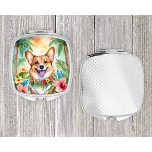 Corgi Luau miroir de maquillage de voyage Compact pour femmes et filles Portable pliant poche cadeau décoratif taille de poche - Product Image 4