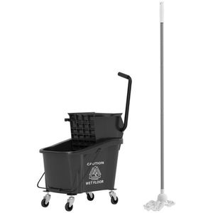 Carrello Porta Secchio per Pulizie Professionali con Secchio Chiuso Rinforzato per Hotel e Ristoranti - Product Image 2