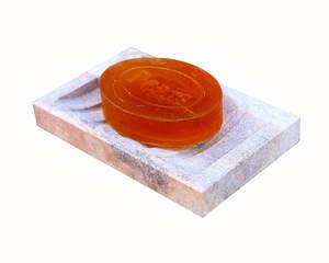 Porte-savon en pierre naturelle pour salle de bain, accessoire de bain durable pour baignoire, lavabo, évier - Product Image 2