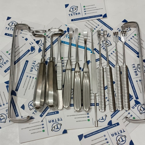 Ensemble complet d'instruments de chirurgie des cartilages de la mâchoire Daniel Gubisch, 13 pièces, ensemble d'instruments de rhinoplastie - Product Image 4