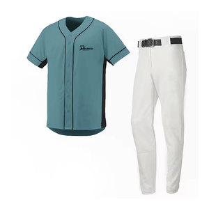 Uniformes de baseball pour hommes de qualité supérieure, design personnalisé, nouveau style, couleur unie, vente en gros de vêtements de sport, uniformes de baseball pour équipes, vente chaude - Product Image 1