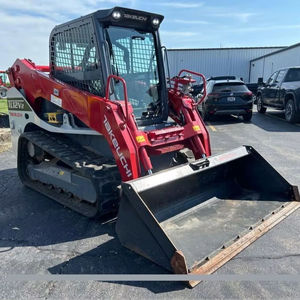 Chargeuse compacte sur chenilles Takeuchi TL6R TL150 TL120 TL12R2 TL10V2 avec cabine et godet frontal - Product Image 3