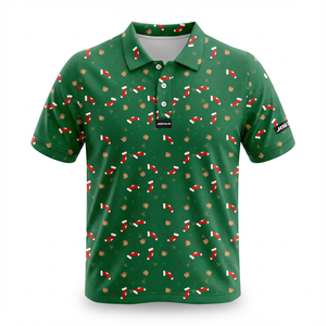 Chemise de sport vintage à manches courtes en coton 100% personnalisée, respirante, avec logo imprimé, séchage rapide, pour homme, pour le golf - Product Image 1