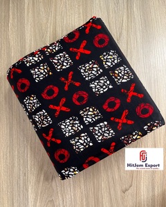 Tissu en coton imprimé africain Ankara Kitenge pour la production de vêtements personnalisés, service d'usine OEM ODM sur mesure en gros - Product Image 5