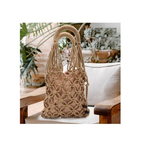 Bolsos de Mano de Macramé Multicolores, Productos Nuevos 2023, Ligeros, para Estudiantes, Compras - Product Image 3