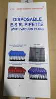 Tube de pipette ESR jetable en plastique Westergren, kit de mesure pour prélèvement sanguin, système ESR jetable personnalisé OEM, garantie de 3 ans