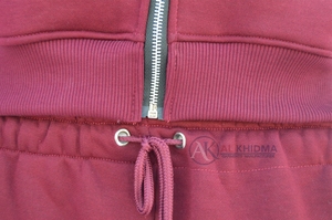 Conjunto Deportivo Personalizado con Logotipo para Hombre, Estilo Urbano, Ecológico, Transpirable, de Algodón y Felpa, Sudadera con Capucha y Pantalones Jogger, OEM ODM, Venta al Por Mayor, para Gimnasio, Invierno - Product Image 5
