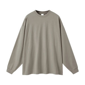 Camiseta de Manga Larga Unisex, Estilo Retro Americano, 100% Algodón de Alta Calidad, 240G, con Logotipo Personalizado, Corte Holgado, para Primavera/Otoño - Product Image 6