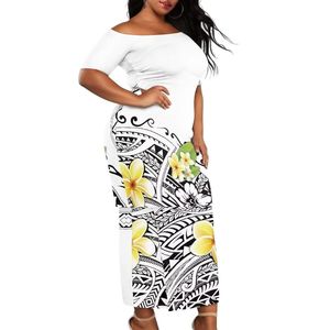 Puletasi Samoan Dress for Women Off Shoulder Dress Plus Size <b>Tops</b> and Skirt Sets - Product Image 2