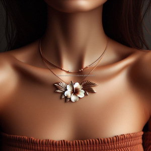 สร้อยคอและจี้ Aloha ทําด้วยมือ เครื่องประดับฮาวายที่สวยงามเฉลิมฉลองวัฒนธรรมเขตร้อน - Product Image 3