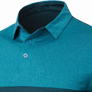 เสื้อโปโลขายส่งปี 2026 สำหรับผู้ชาย คอปกสองสี ผลิตจากผ้าฝ้ายโพลีเอสเตอร์ 100% ป้องกันการยับ ลายเรียบ เสื้อโปโลสำหรับตีกอล์ฟ - Product Image 6
