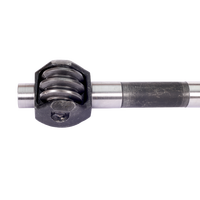 04302092 Arbre de poulie de direction pour tracteur DEUTZ (acier haute performance) Compatible avec 5506 6006 6007 6206 6207 6806 6907