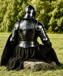 18GA Steel Vintage Handmade Medieval Full Body Armor Barbuta Set Knight Plate Suit Hanging <b>Christmas</b> Cosplay Promotional <b>Gift</b> - Product Image 2