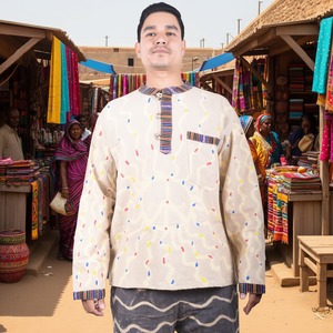 Conjunto de Regalo Cultural y Turístico Kurtha de Algodón Tik-Tik Multicolor - Product Image 3