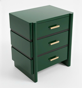 Nightstand 3 Drawers Bed <b>Frame</b> for Bedroom Export Quality Handcrafted Wood Furniture Premium Quality Factory Direct OEM ODM - Product Image 2