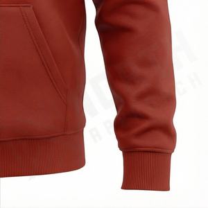 Sweat à capuche personnalisé en coton épais 100 % pour homme, 500 GSM, coupe ample, impression de logo personnalisée, pull-over doux, couleur personnalisée - Product Image 4