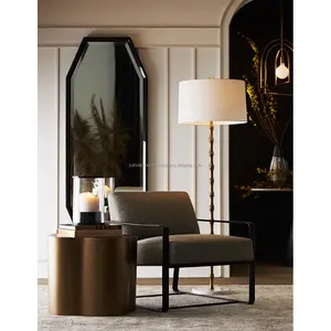 Minimalist Modern Scandinavian Style Coffee <b>Table</b> Metal Frame Wood Top Storage Portable Design Designer Furniture Zahid Exports - Product Image 2