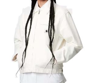 Veste décontractée d'hiver en jean rétro pour homme, vêtements de travail pour chauffeur de camion, confortable, chaude, épaisse, séchage rapide, coupe-vent, broderie - Product Image 4