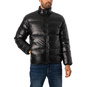 Hooded Heavy Designer Puff Padded Coat Oversized Down Bubble Winter Custom Men Puffer <b>Jacket</b> with Sleeve - Product Image 4