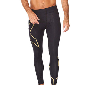 Leggings imprimés pour hommes, leggings de sport pour la course à pied et la gym, leggings de compression sur mesure avec poche pour garçons - Product Image 2