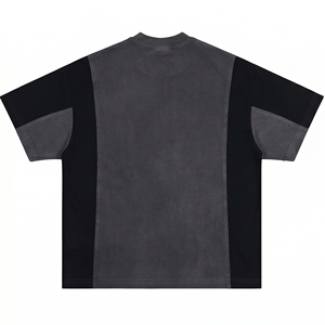 เสื้อยืดโอเวอร์ไซส์ผ้าทอเนื้อผ้าฝ้าย 100% แห้งเร็ว สตรีทแวร์ รับผลิตตามสั่ง พร้อมสกรีนโลโก้ ขายส่ง OEM สำหรับผู้ชาย - Product Image 2