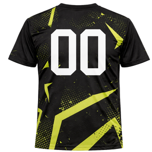 Camiseta de Fútbol Americano Sublimada Personalizada con Cuello en V, Uniforme de Equipo Transpirable de Poliéster, Venta al Por Mayor OEM - Product Image 3