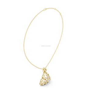 Nueva Cadena de joyería de moda al por mayor collar de cristal con lazo de plata 925 para mujer - Product Image 5