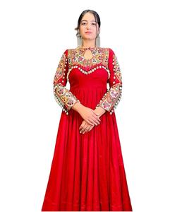 ชุดผ้าไหมผ้าไหมผ้าไหมผ้าคอตตอนลายลูกไม้ดีไซน์ล่าสุด - Product Image 1