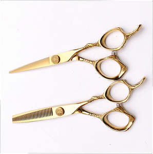 Ciseaux de coiffure professionnels en acier inoxydable CHC, technologie plasma, sûrs pour les salons de coiffure, de haute qualité - Product Image 4