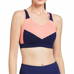 2026 Women Sports Bra Crisscross Strap Medium <b>Support</b> Seamless Look Fitness Workout <b>Crop</b> <b>Top</b> - Product Image 1