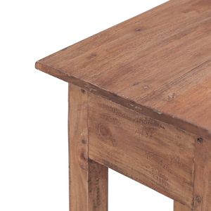 Support pour plantes en bois de mahogany massif, brun chaud, 11,8x11,8x29,5 pouces, table de chevet - Product Image 6