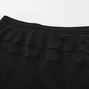 Shorts de Ciclismo para Niñas, Negros, Acanalados, de Alta Calidad, Cintura Alta, Elásticos, Casuales, Tejidos, para Verano - Product Image 4