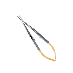 Micro Straight Castro Perma Sharp Needle <b>Holder</b> 14 cm Surgical Dental Instrument Stainless Steel Precision Suturing Kit - Product Image 3
