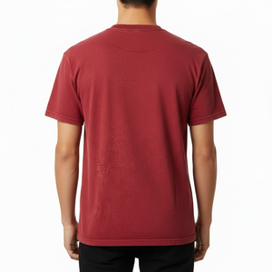 <b>Polyester</b>/Cotton Knitted Formal <b>Tshirt</b> Custom Design Digital Logo Men's T-shirt - Product Image 4