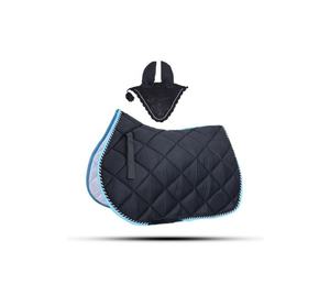 Ensemble de tapis de selle tout usage confortable équipement équestre tapis de selle avec bonnet d'oreille de cheval - Product Image 3