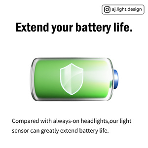 Módulo de Control de Luz LED Universal para Motocicleta AJ LIGHT DESIGN AJHLIN, Sensor Inteligente Hecho en Taiwán para Encendido/Apagado Automático Día/Noche - Product Image 6