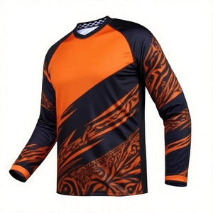 Jersey de Carreras de Motocross Personalizado para Hombre, Impresión por Sublimación, Ropa de Motociclismo Ligera y Transpirable, Fabricante - Product Image 6