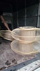Bamboo <b>Table</b> Light Vietnam Handcrafted Woven Lamp for <b>Bedside</b> Reading Corner and Home Decor Display - Product Image 2
