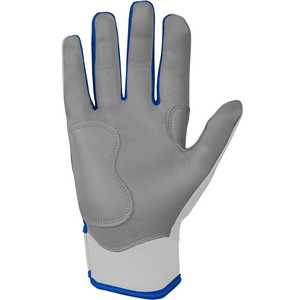 Bruce Bolt Black Leather Batting Gloves Padded Wrist Support Breathable <b>Hook</b> and Loop Closure Unisex Adult Training - Product Image 5