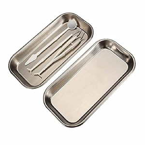Oem Best Sale 2024 Hollow Ware Instruments Tray Shallow (Mayo) Stainless Steel Surgical Manual Lightweight Reusable CE Certified - Product Image 5