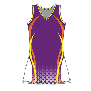 Customized Breathable Sports Training Netball <b>Jersey</b> with Stretchable Fabric 100% Polyester Sleeveless for Men - Product Image 3