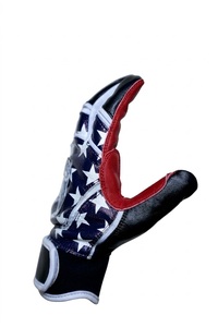 Gants de frappeur de baseball en cuir respirants avec fermeture auto-agrippante, logo personnalisé, grip sportif pour l'entraînement - Product Image 4